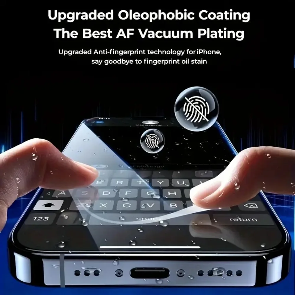iPhone 16 Pro Tempered Glass Privacy Screen
